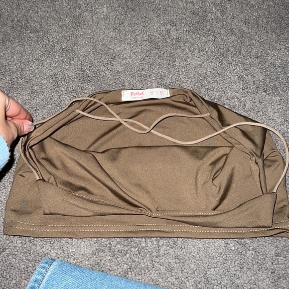 NWOT Brown tank top from Romwe size XS - Picture 5 of 6